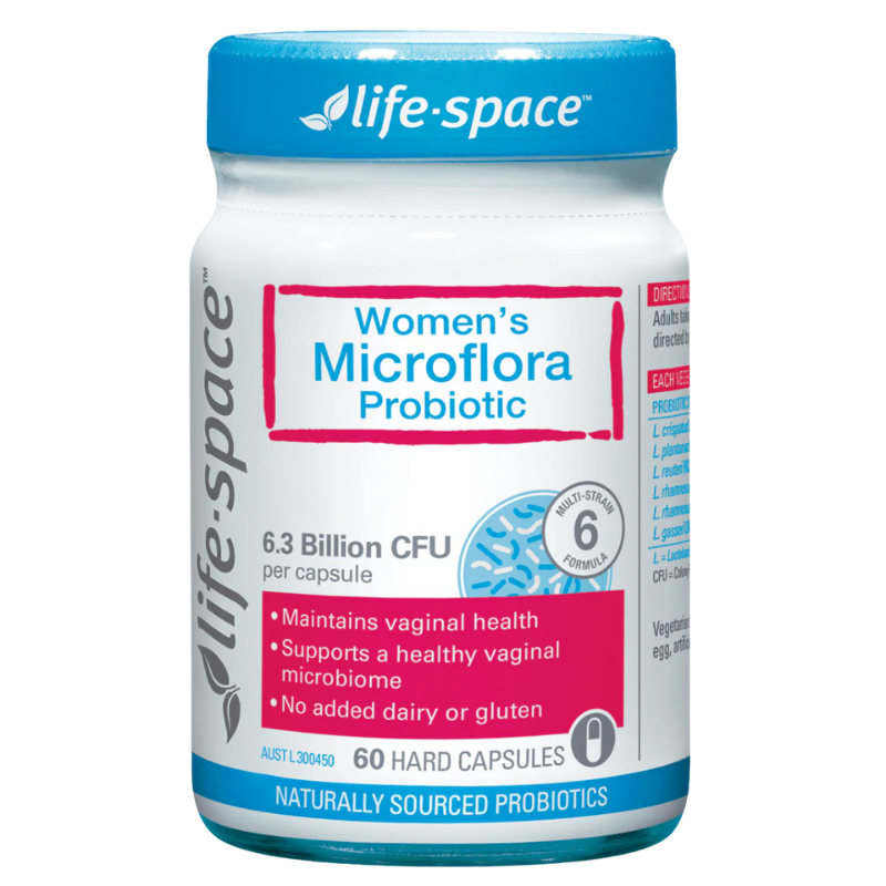 Life Space Women's Microflora Probiotic, 60 capsules