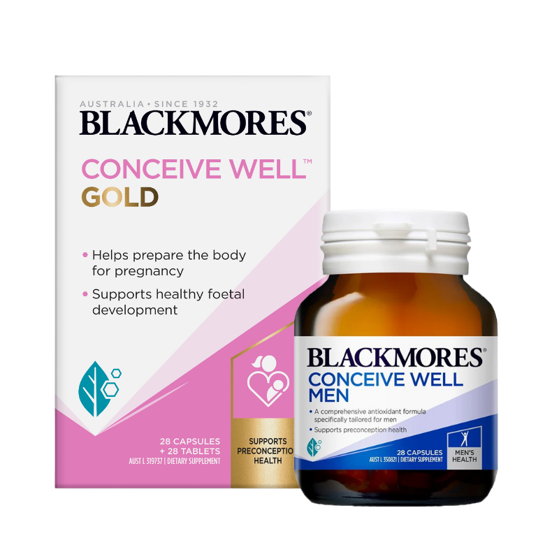 Blackmores Conceive Well Gold 56S I Conceive Well Men 28 Caps