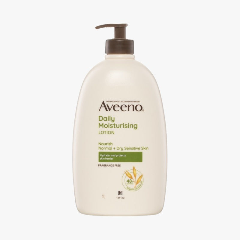 Aveeno Daily Moisturizing Body Lotion for Normal + Dry Sensitive Skin 1L| 354ml (SG)