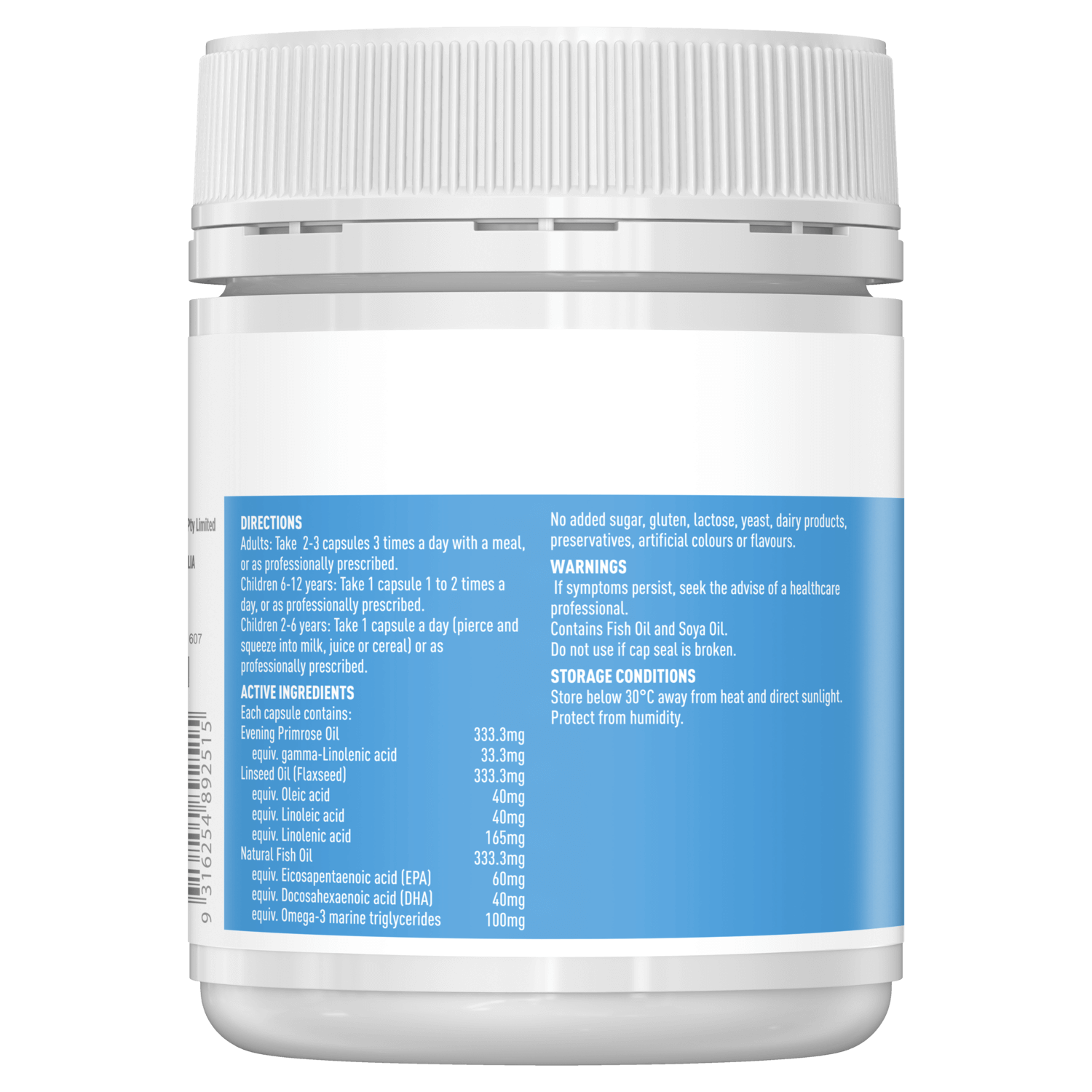 Healthy Care Ultimate Omega 3-6-9, 200 Capsules