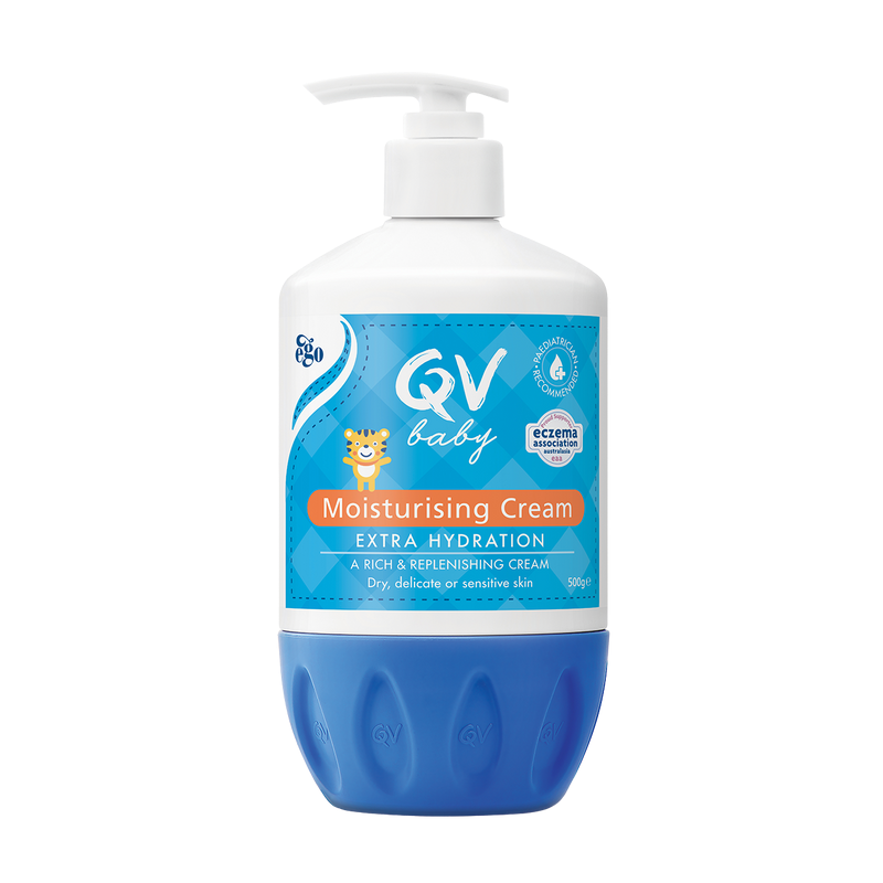 QV Baby Moisturising Cream, 250g | 250g Pump | 500g
