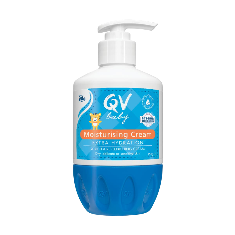 QV Baby Moisturising Cream, 250g | 250g Pump | 500g