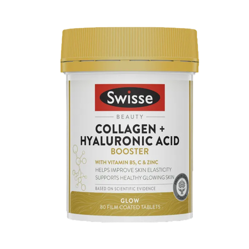 Swisse Beauty Collagen + Hyaluronic Acid Booster, 80S