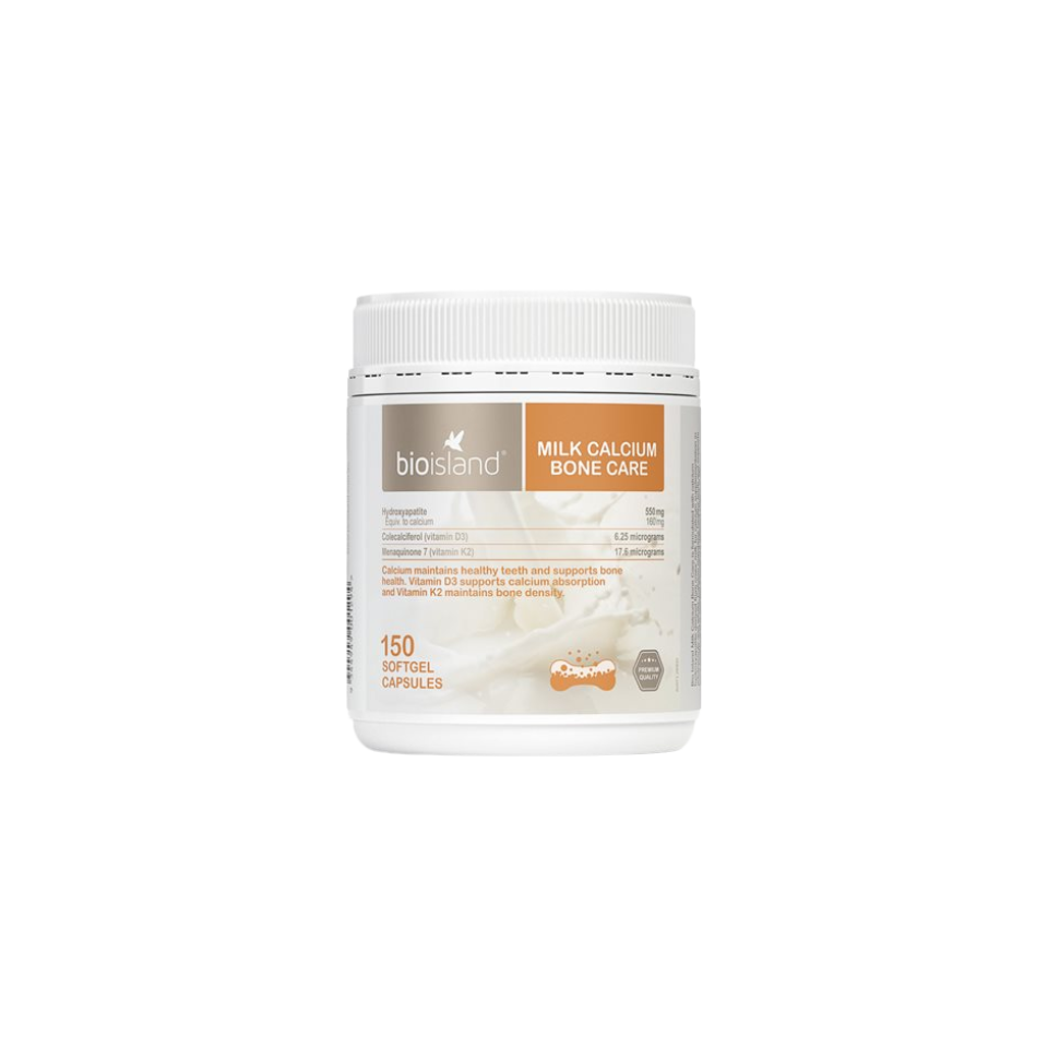 [Authorized Store] Bio Island - Milk Calcium Bone Care 150 Softgel Capsules (SG)