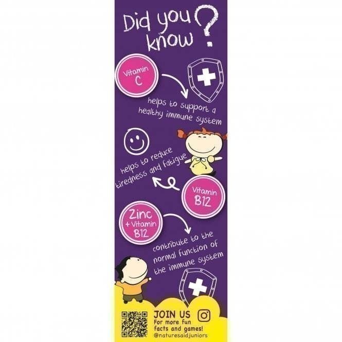 Natures Aid Mini Drops Immune Plus 50ml | Vegan | Zinc | Vitamin C | Folic Acid | Boost Immunity