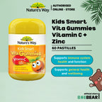 Nature's Way Kids Smart Vita Gummies Vitamin C + Zinc, 60S