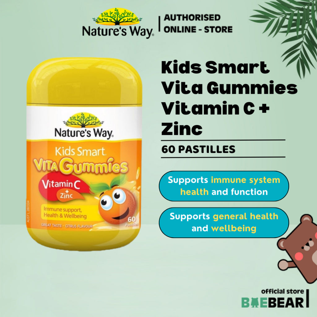Nature's Way Kids Smart Vita Gummies Vitamin C + Zinc, 60S
