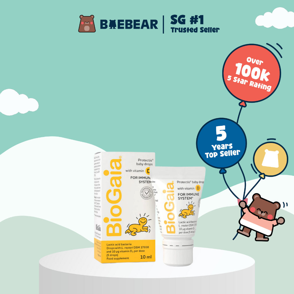 [UK] Biogaia Protectis Baby Probiotic Drops 10ml / 5ml | Infant Colic Digestion Gut Immune (SG）