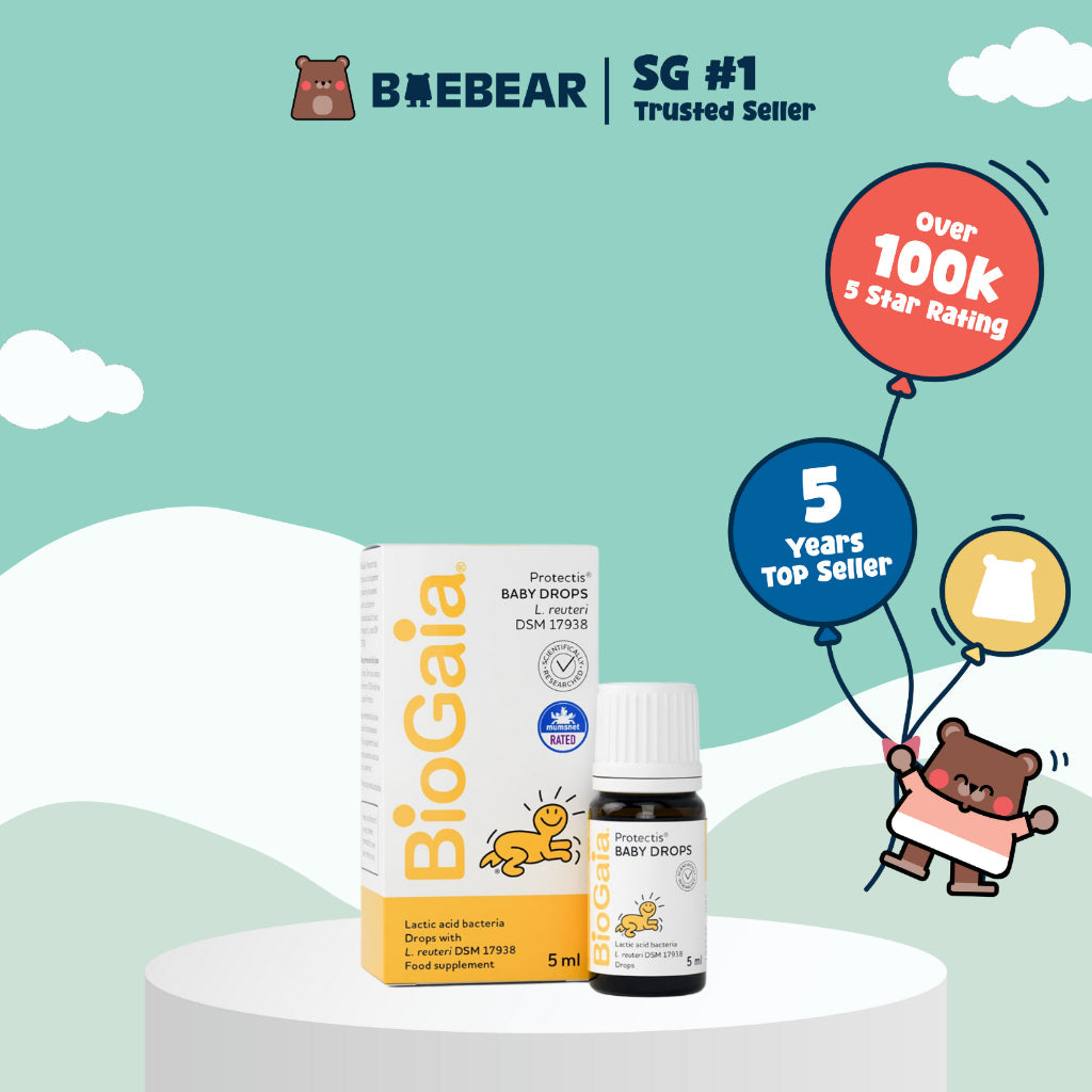 [UK] Biogaia Protectis Baby Probiotic Drops 10ml / 5ml | Infant Colic Digestion Gut Immune (SG）