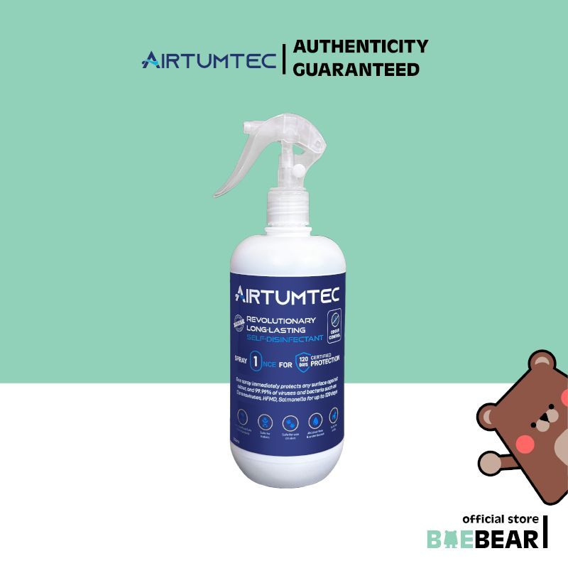 AirTumtec Long Lasting Self-Disinfecting Spray, 50ml | 500ml