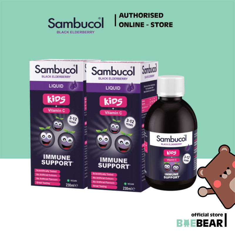 Sambucol Kids Formula Vitamin C 120ml (UK) | Immune Support / General Wellbeing / Immunity