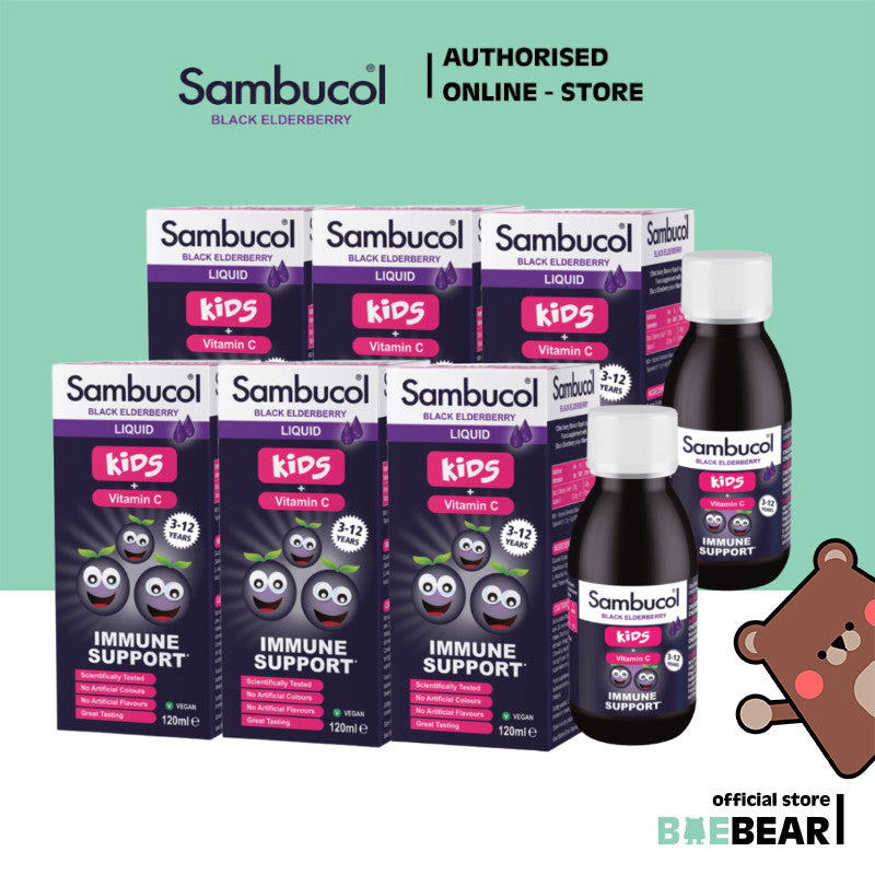 Sambucol Kids Formula Vitamin C 120ml (UK) | Immune Support / General Wellbeing / Immunity
