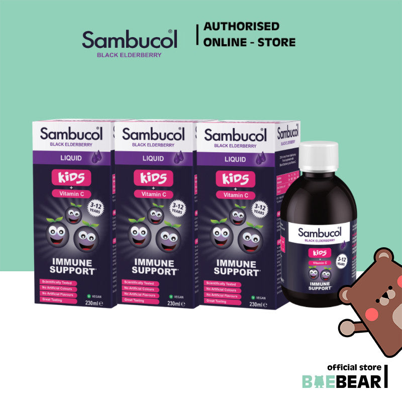 Sambucol Kids Formula Vitamin C 120ml (UK) | Immune Support / General Wellbeing / Immunity