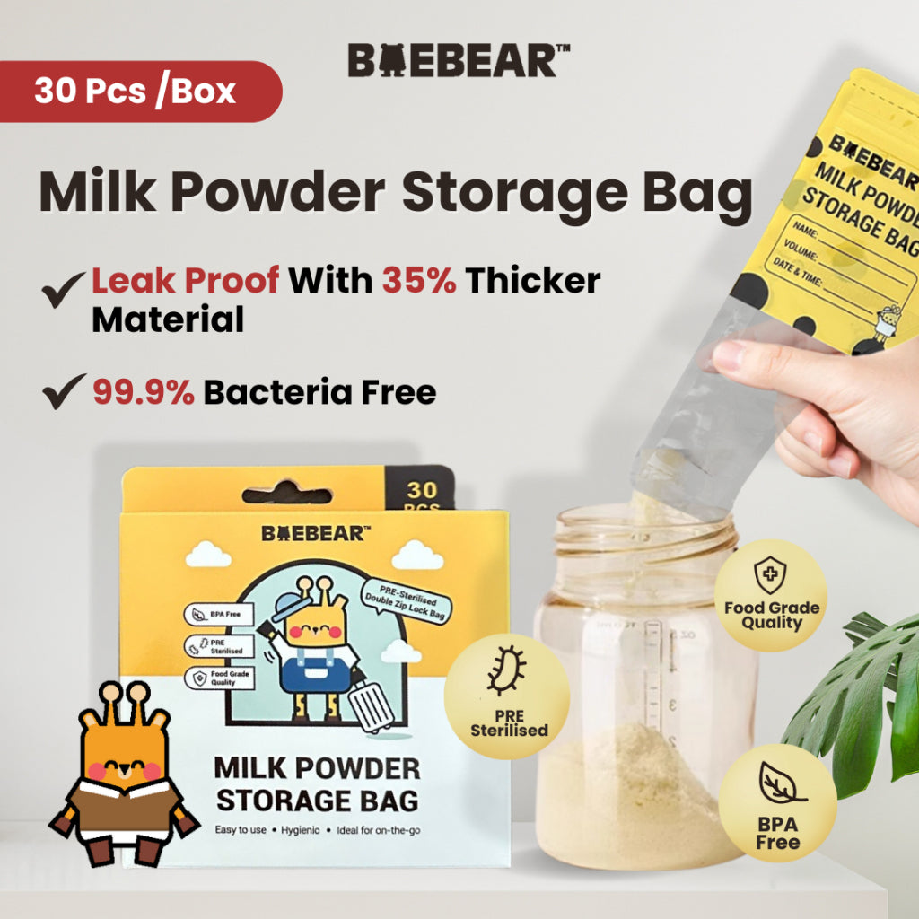 BAEBEAR Disposable Milk Powder Storage Bags | Breastmilk Bags (30 bags)