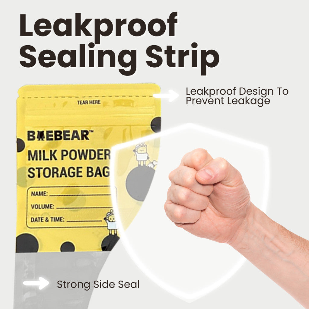 BAEBEAR Disposable Milk Powder Storage Bags | Breastmilk Bags (30 bags)