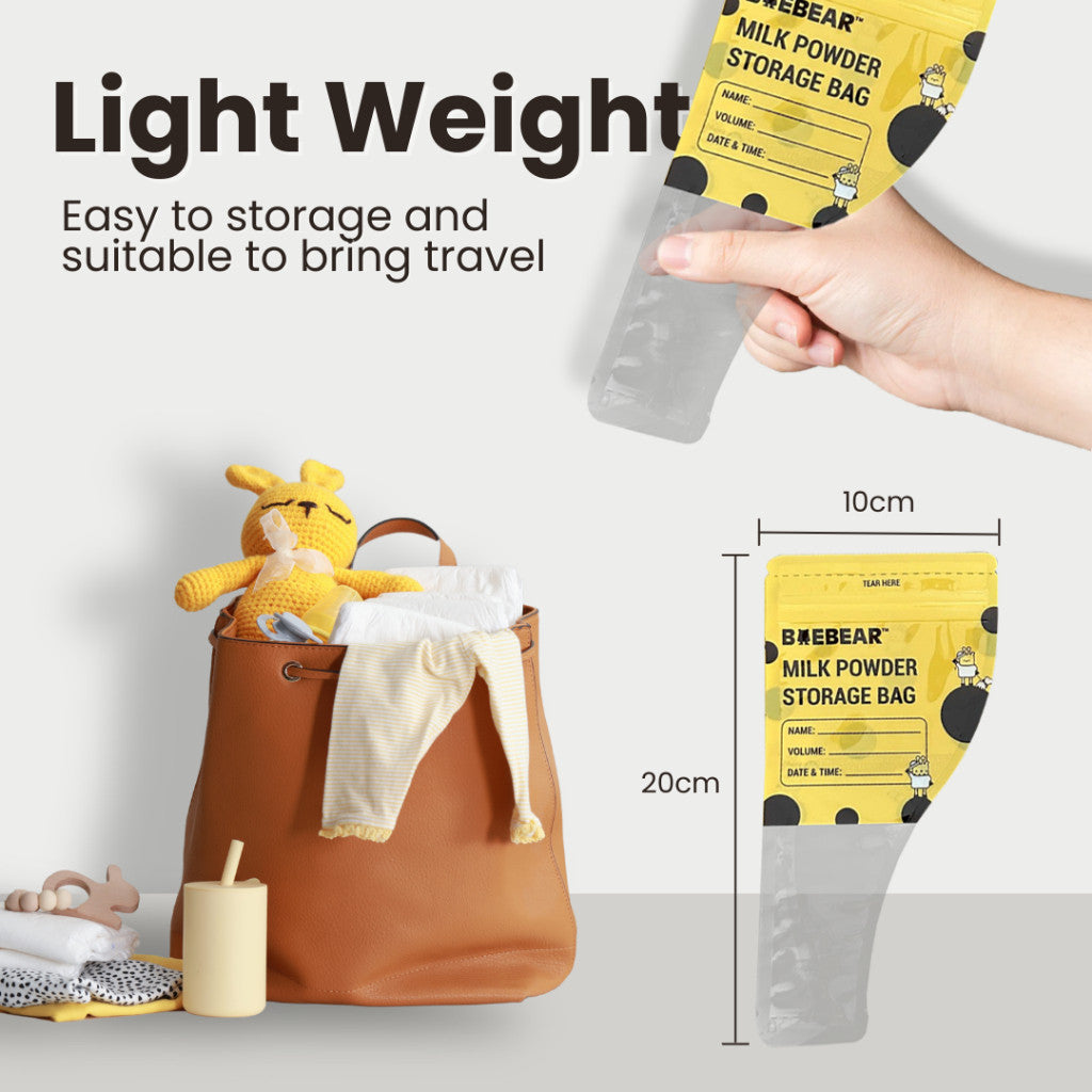 BAEBEAR Disposable Milk Powder Storage Bags | Breastmilk Bags (30 bags)