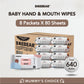 🎁 BAEBEAR Premium Baby Wet Wipes 80 Sheets | Gentle for Baby Skin | Extra Thick & Big 65gsm (100% off)