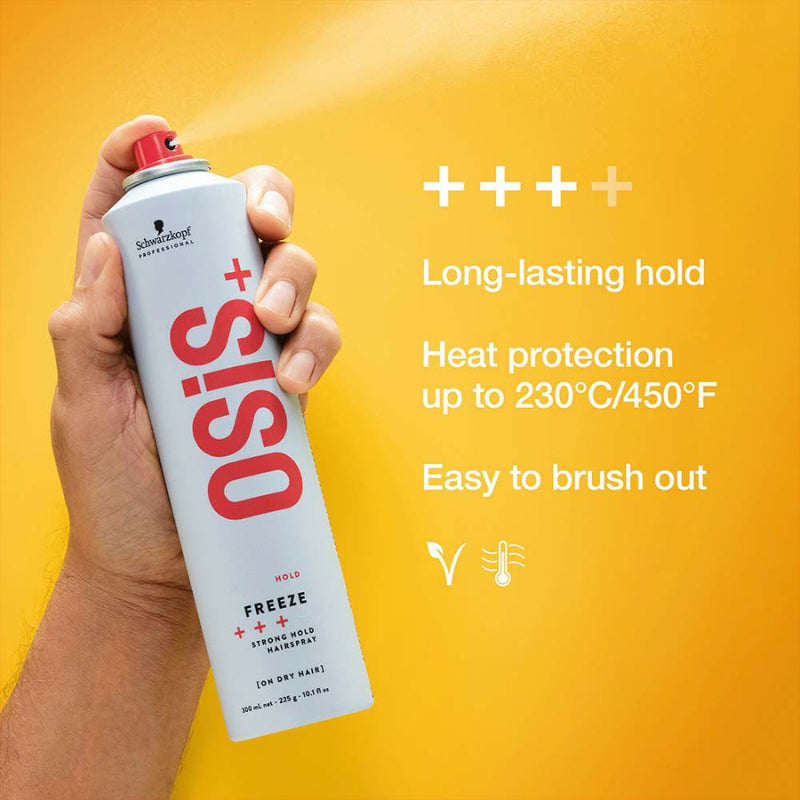 Schwarzkopf Osis+ Hairspray (Elastic/Session/Freeze/Volume Up) - 100/300/500ml