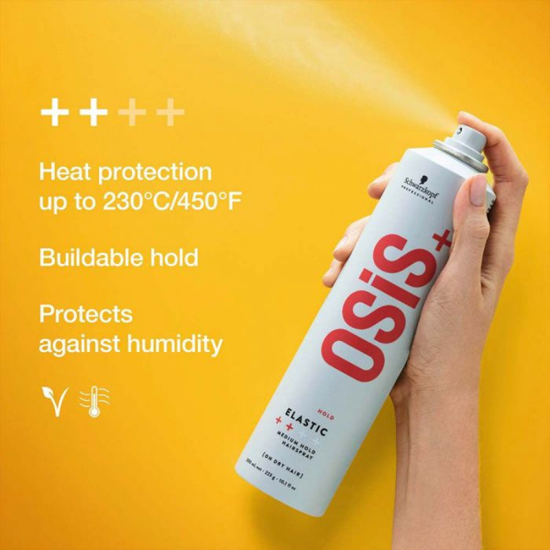 Schwarzkopf Osis+ Hairspray (Elastic/Session/Freeze/Volume Up) - 100/300/500ml