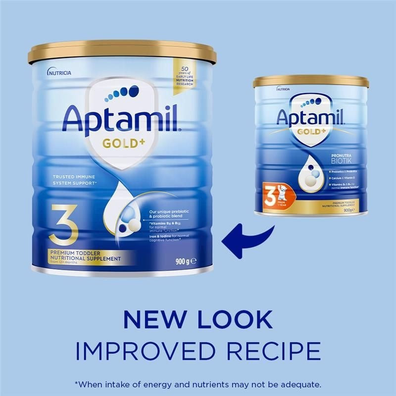 [Bundle of 3] Aptamil® Gold+ Premium Nutritional Supplement Stage 4, 900g