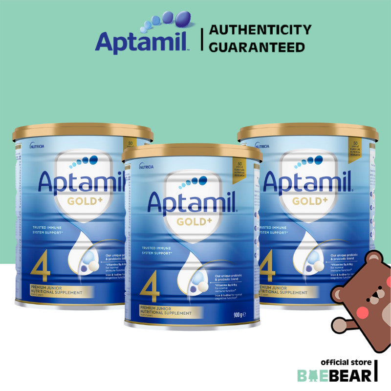 [Bundle of 3] Aptamil® Gold+ Premium Nutritional Supplement Stage 4, 900g