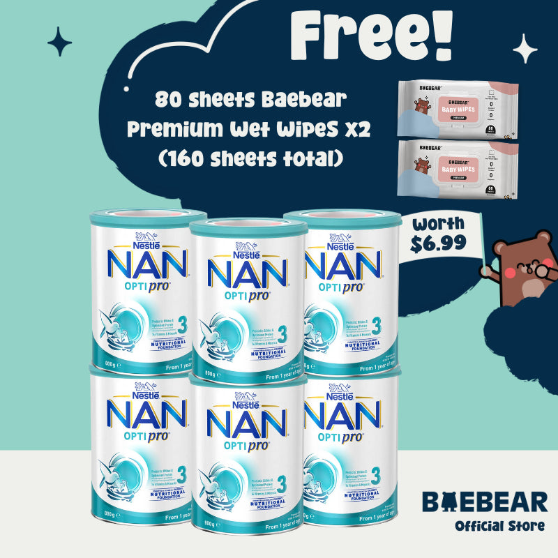 [Bundle of 6] Nestle NAN OPTIPRO Stage 3, 800g