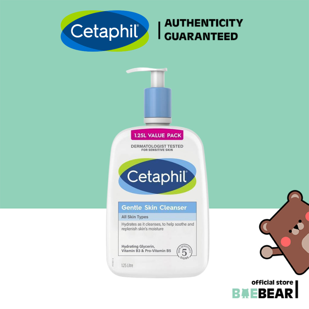 Cetaphil Gentle Skin Cleanser For Face & Body, 1.25L