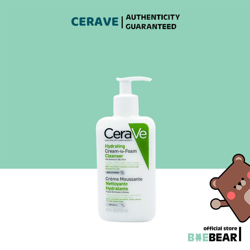 CeraVe Hydrating Cream to Foam Cleanser 236ML