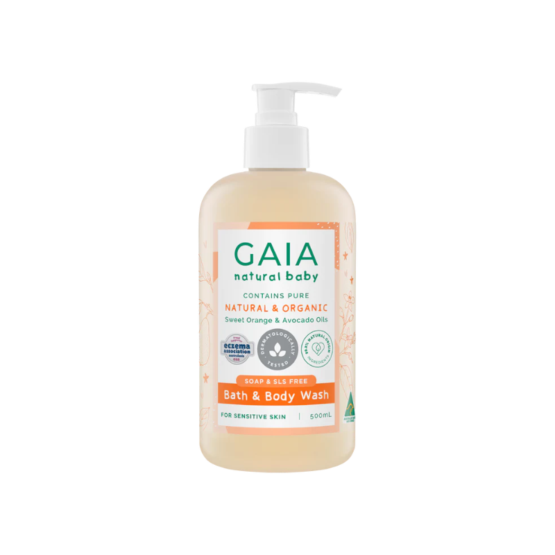 [Organic] GAIA Baby Bath & Body Wash 500mL