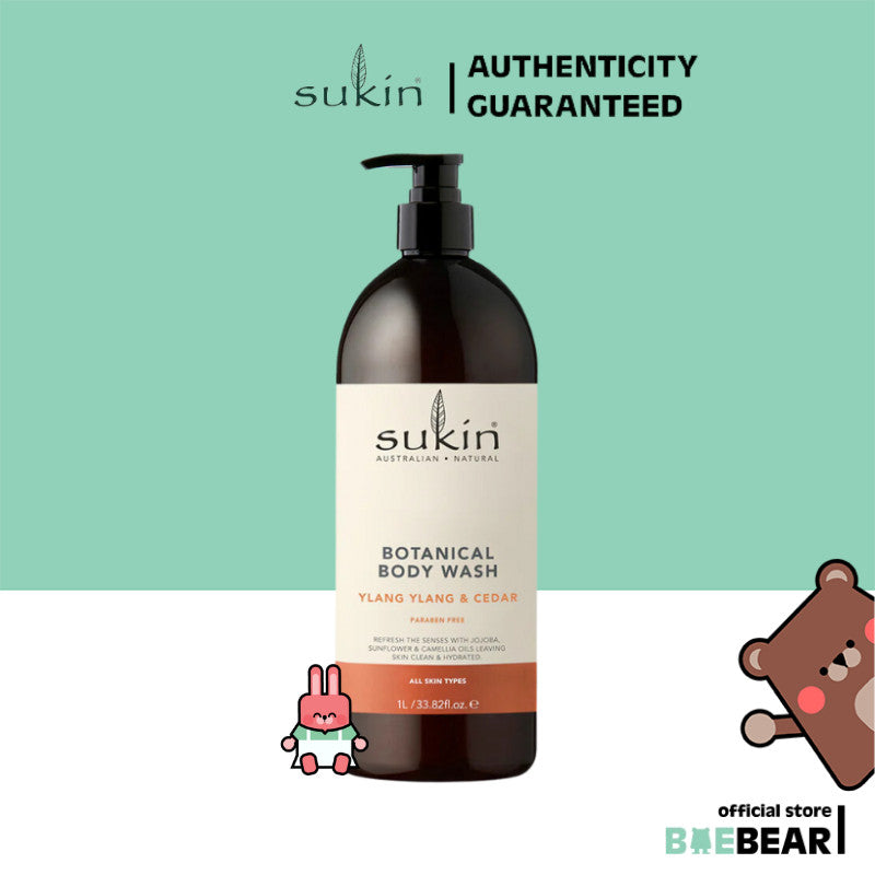 Sukin Ylang Ylang Body Wash, 1L