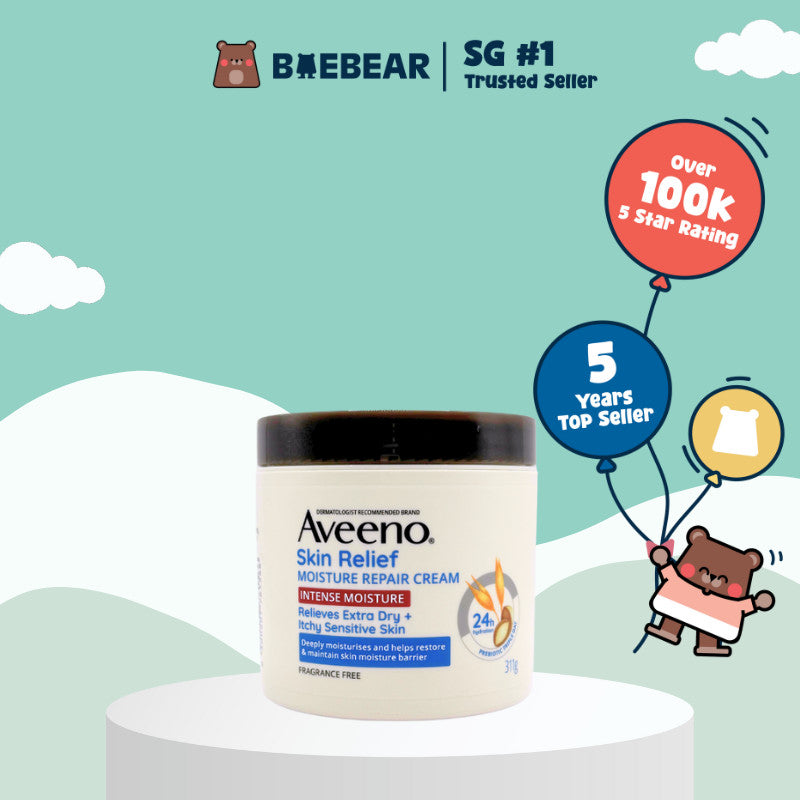 Aveeno Skin Relief Moisture Repair Cream | 311g | Dry Itchy Sensitive Skin (SG)