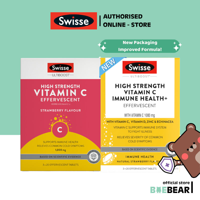 Swisse High Strength Vitamin C Effervescent, 60s