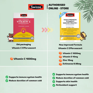 Swisse High Strength Vitamin C Effervescent, 60s