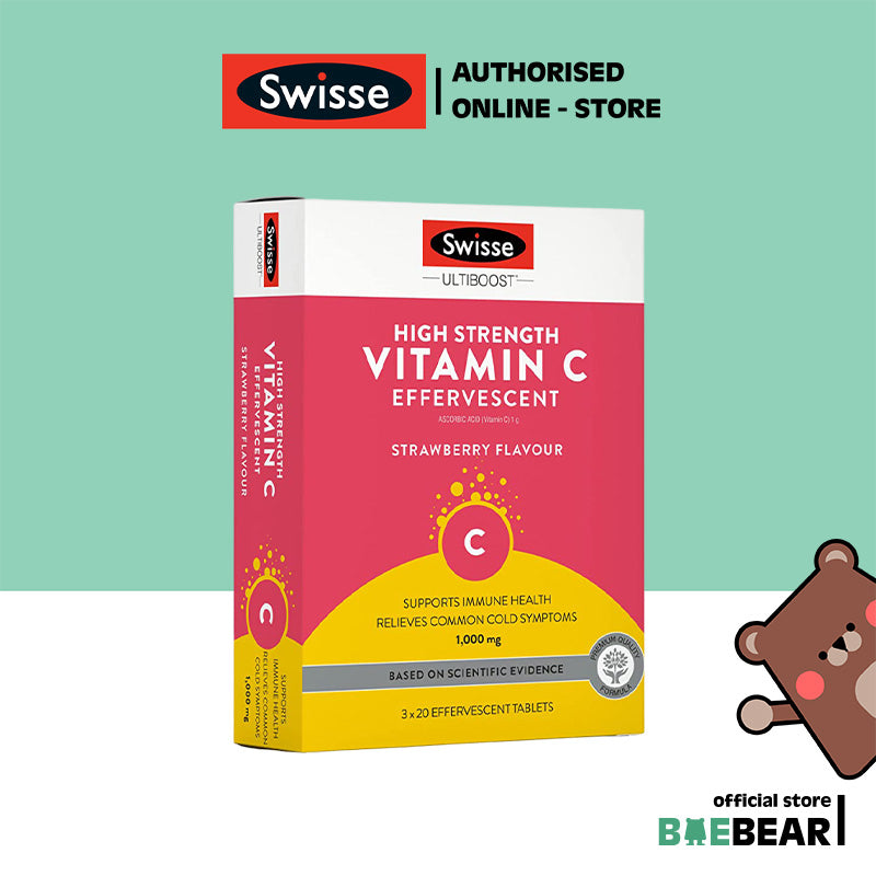 Swisse High Strength Vitamin C Effervescent, 60s