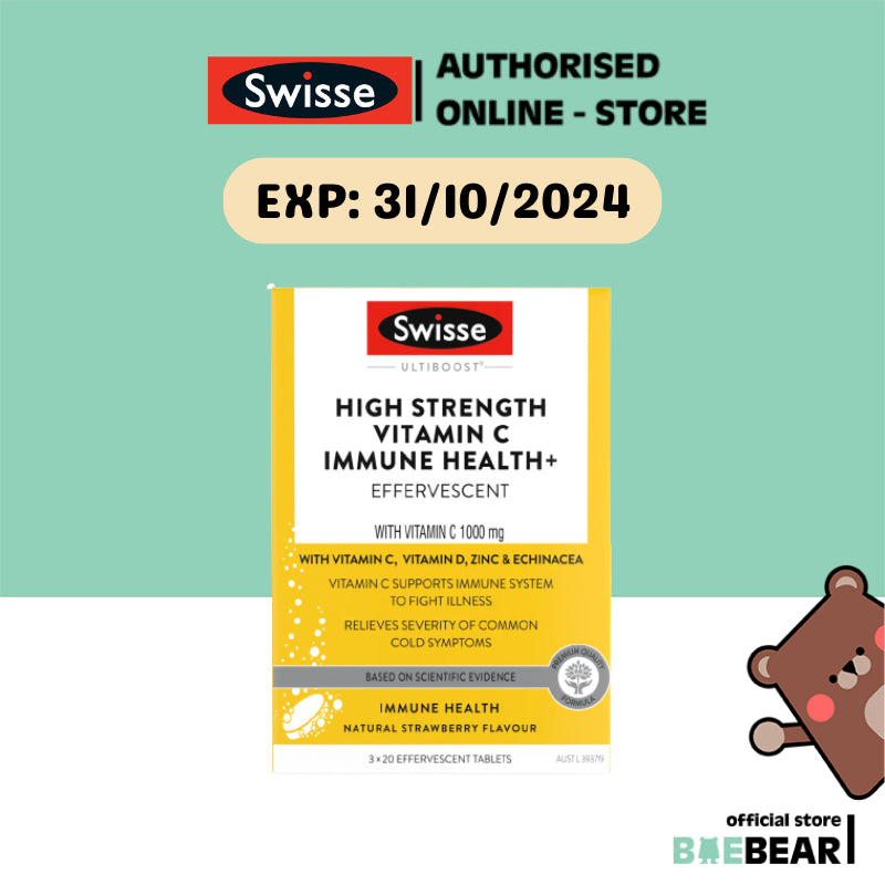 Swisse High Strength Vitamin C Effervescent, 60s
