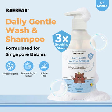 Baebear Gentle Baby Wash & Shampoo 500ML