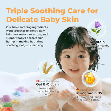 [FG] Baebear Trial Kit Wash & Shampoo + Lotion, 20ml