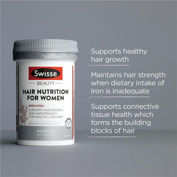 [Bundle] Swisse Women's Glow Duo | Swisse Hair Nutrition | Swisse Women's Multivitamin 60s
