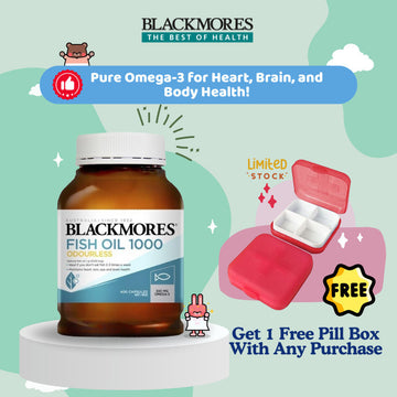 [Bundle of 2] Blackmores Odourless Fish Oil 400 Capsules
