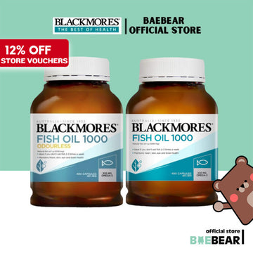 [Bundle of 2] Blackmores Odourless Fish Oil 400 Capsules