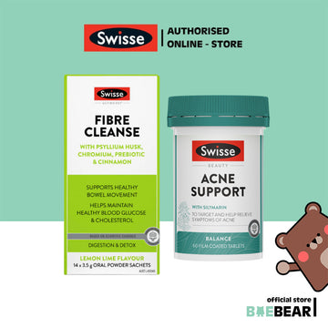 [Bundle] Swisse Acne Support | Sugar Metabolism+ Energy