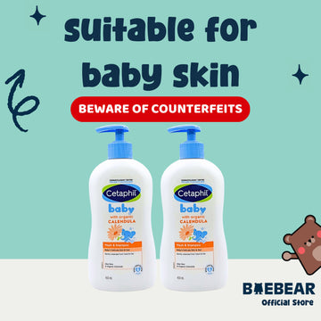 [Bundle of 2] Cetaphil Baby Wash & Shampoo with Organic Calendula