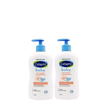 [Bundle of 2] Cetaphil Baby Wash & Shampoo with Organic Calendula