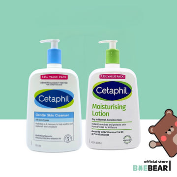 Cetaphil Gentle Skin Cleanser 1.25L I Moisturising Cream I PRO Eczema Skin I Acne Foam I Baby Lotion I Wash and Shampoo