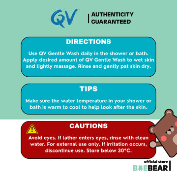 [Bundle of 6] QV Gentle Wash 1.25KG (Suitable for Dry and Sensitive Skin)