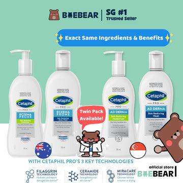 [Bundle of 2] Cetaphil PRO Eczema Prone Wash 295ml