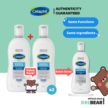 [Bundle of 2] Cetaphil PRO Eczema Prone Wash 295ml