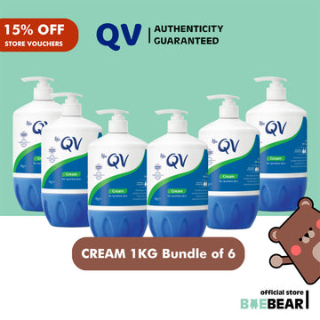 [Bundle of 6] Ego QV Cream 1KG (Suitable for Dry and Sensitive Skin)
