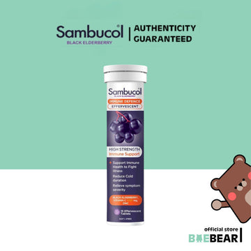 [Bundle of 4] Sambucol Immuno Forte Effervescent UK/AUS Version 15 Tabs (4+ Years)