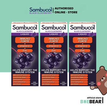 [Bundle of 4] Sambucol Immuno Forte Effervescent UK/AUS Version 15 Tabs (4+ Years)